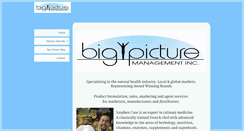 Desktop Screenshot of bigpicturesales.com